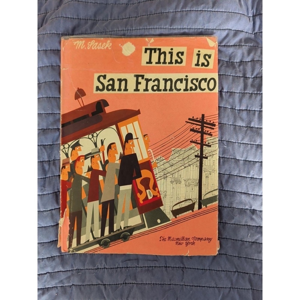 This Is San Francisco M. Sasek VTG Children's Book 1962 Printed In Italy